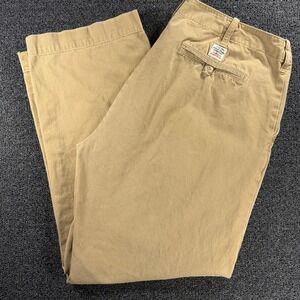 Polo Jeans Co Ralph Lauren Mens 38x32 Chino Pants Khaki Tan Cotton Straight Y2K
